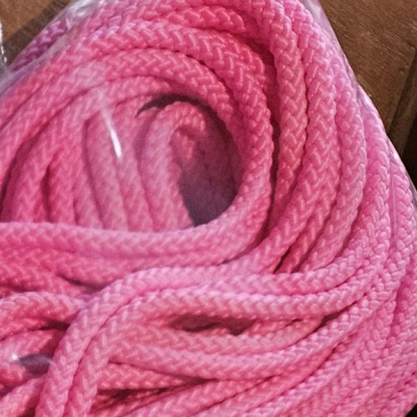 Soft Rope Pink 8mm (wide) 3.4M (long)